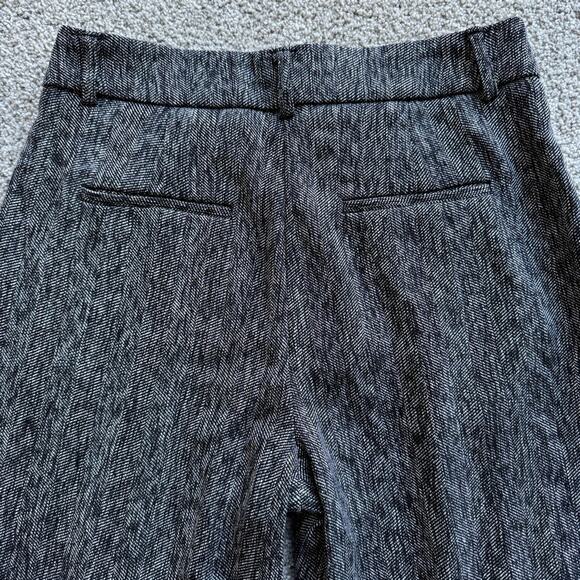 Vince Camuto Black Tweed Trouser Pants Pleated Tapered Leg New With Tags 2 - Picture 8 of 8